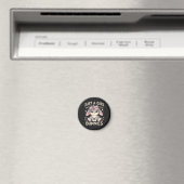 Nur ein Mädchen das Hasen liebt Magnet (In Situ (Geschirrspüler))