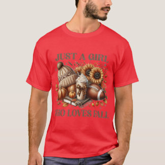 Nur ein Mädchen, das Herbst 1 liebt T-Shirt