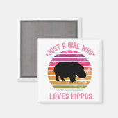 Nur ein Mädchen, das Hippies Liebe Magnet (Vorderseite/Rückseite)