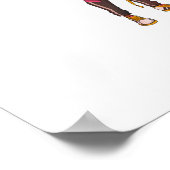 nur ein Mädchen, das Hockey Liebe Poster (Ecke)