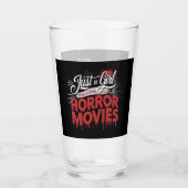 Nur ein Mädchen, das Horror-Filme Lieben Frauen Te Glas (Rückseite)
