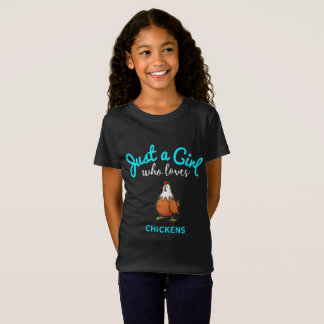 Nur ein Mädchen, das Hühnchen Liebe| Hühnchen-Love T-Shirt