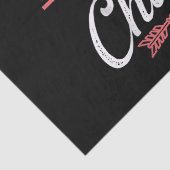 Nur ein Mädchen, das Hühner Liebe - Huhn Lover Pou Seidenpapier (Detail)