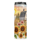 Nur ein Mädchen, das Hühner Liebe Thermosbecher (Rückseite)