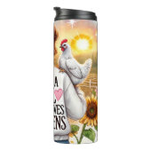 Nur ein Mädchen, das Hühner Liebe Thermosbecher (Nach rechts gedreht)