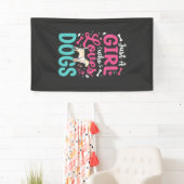 Nur ein Mädchen das Hunde liebt Banner (Insitu)