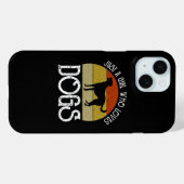 Nur ein Mädchen, das Hunde liebt Case-Mate iPhone Hülle (Rückseite (Horizontal))