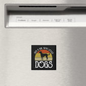 Nur ein Mädchen, das Hunde liebt Magnet (In Situ (Geschirrspüler))