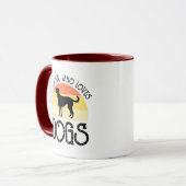 Nur ein Mädchen, das Hunde liebt Tasse (Vorderseite Links)