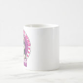 nur ein Mädchen, das Husky, Husky Weiß, Huskies li Kaffeetasse (Mittel)