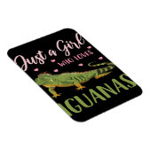 Nur ein Mädchen, das Iguanas Liebe Magnet (Rechte Seite)