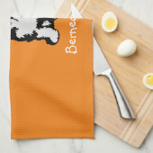 Nur ein Mädchen, das ihr Bernedoodle Liebe Geschirrtuch (Viertel Falte)