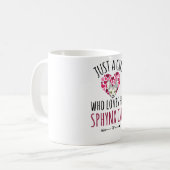 Nur ein Mädchen, das ihr Sphynx Cat Lover Geschenk Kaffeetasse (Vorderseite Links)