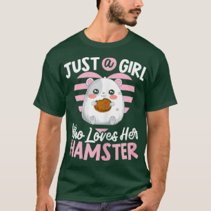 Nur ein Mädchen, das ihre Hamster-Mama Liebe Fluff T-Shirt