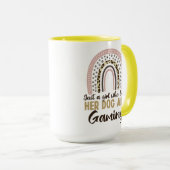 Nur ein Mädchen, das ihren Hund und Gaming Liebe Tasse (VorderseiteRechts)