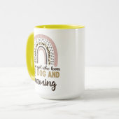 Nur ein Mädchen, das ihren Hund und Gaming Liebe Tasse (Vorderseite Links)