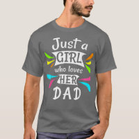 Nur ein Mädchen, das ihren Vater Niedlichen Daddys