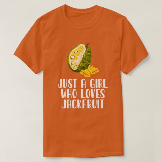 Nur ein Mädchen, das Jackfruit Liebe T-Shirt (Design vorne)