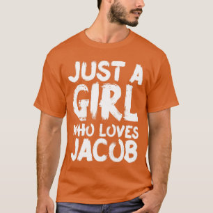 Nur ein Mädchen, das Jacob-Jungenfreunde liebt T-Shirt