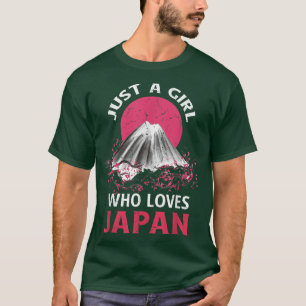 Nur ein Mädchen, das Japan T - Shirt Lieben