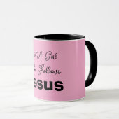 Nur ein Mädchen, das Jesus folgt Tasse (VorderseiteRechts)