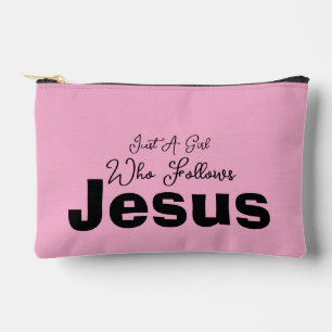 Nur ein Mädchen, das Jesus folgt Zubehörtasche
