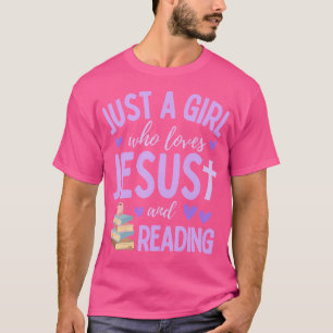 Nur ein Mädchen, das Jesus Liebe und die Bücher Ch T-Shirt