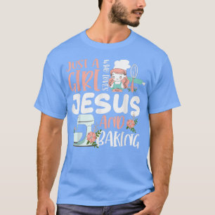 Nur ein Mädchen, das Jesus Liebe und lustigen Chri T-Shirt