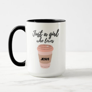 Nur ein Mädchen, das Jesus Tasse/Kaffee/Tee-Cup Li Tasse