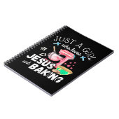 Nur ein Mädchen, das Jesus und Backen Liebe - Funn Notizblock (Linke Seite)