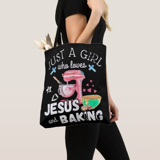 Nur ein Mädchen, das Jesus und Backen Liebe - Funn Tasche (Von Nahem)