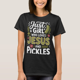 Nur ein Mädchen, das Jesus und Ckles liebt T-Shirt