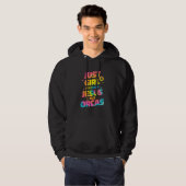 Nur ein Mädchen, das Jesus und Orcas Gefärbte Kraw Hoodie (Vorne ganz)