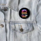 Nur ein Mädchen, das Jesus und Pferde Liebe Pferd Button (Beispiel)