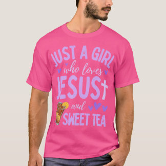 Nur ein Mädchen, das Jesus und Sweet Tee Christia 