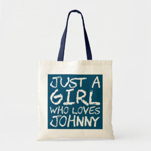 Nur ein Mädchen, das Johnny liebt Tragetasche