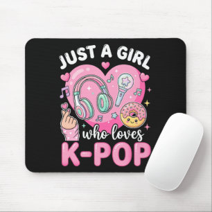 Nur ein Mädchen das K-Pop liebt Mousepad