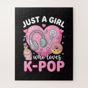 Nur ein Mädchen das K-Pop liebt Puzzle