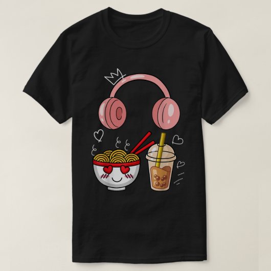 Nur ein Mädchen, das K-Pop Ramen Boba Bubble Tee L (Design vorne)