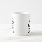 Nur ein Mädchen, das Kaffee Liebe Kaffeetasse (Mittel)