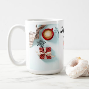 Nur ein Mädchen das Kaffee liebt Vatertags Tasse