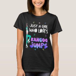 Nur ein Mädchen, das Kangoo Jumps T-Shirt