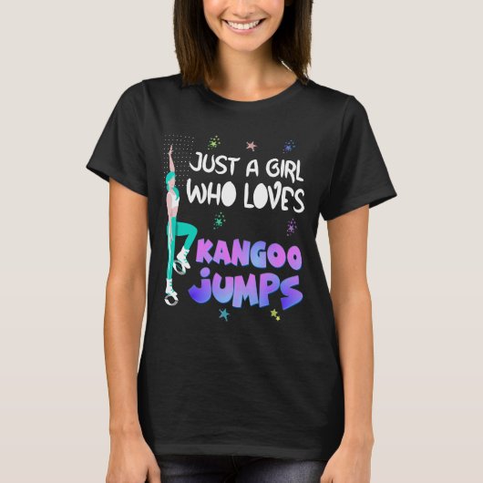 Nur ein Mädchen, das Kangoo Jumps T-Shirt (Vorderseite)