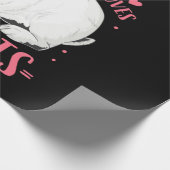 Nur ein Mädchen, das Kaninchen Lieben Geschenkpapier (Ecke)