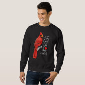 Nur ein Mädchen, das Kardinal Liebe  Cardina Sweatshirt (Vorne ganz)