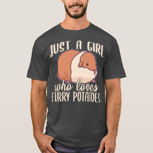 Nur ein Mädchen, das Kartoffeln Lieben Karkasse Gu T-Shirt