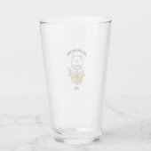 Nur ein Mädchen, das Katzen Liebe Glas (Rückseite)