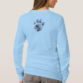 Nur ein Mädchen, das Katzen Liebe T-Shirt (Rückseite)