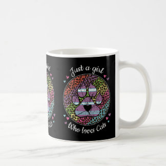 Nur ein Mädchen, das Katzen Lieben Besitzer Kitty Kaffeetasse