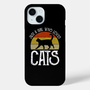 Nur ein Mädchen, das Katzen liebt Case-Mate iPhone Hülle
